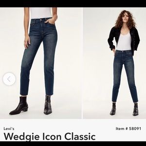 Levi’s Wedgie Icon White Oak Denim jeans 30